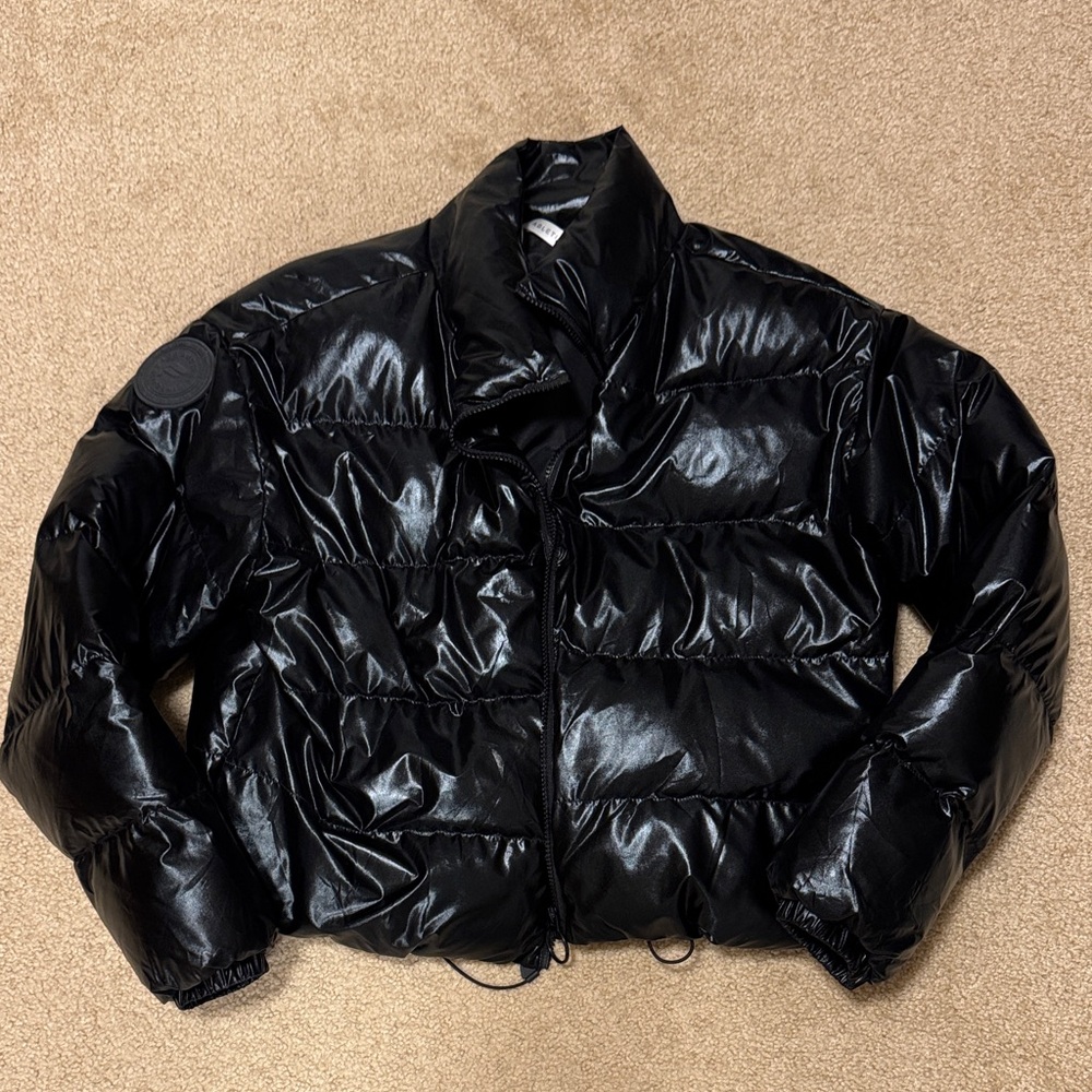 Fabletics Black Puffer Jacket